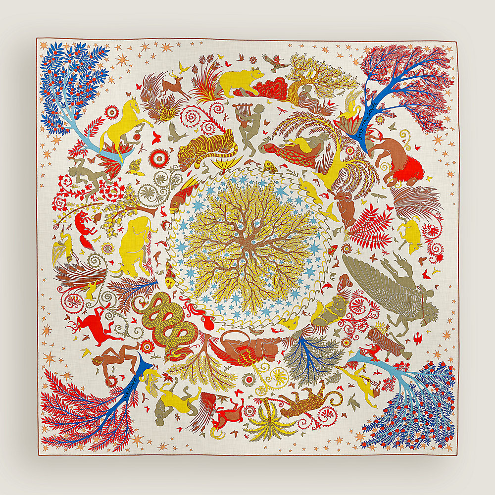 Sous le Charme d'Orphee shawl 140 | Hermès Mainland China Sous le Charme d'Orphee shawl 140 | Hermès Mainland China